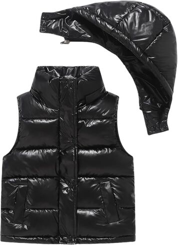 Happy Cherry Boys Girls Down Vest Lightweight Winter Sleeveless Puffer Jacket Water Resistant Wash Free Outerwear Gilet in Saudi Arabia