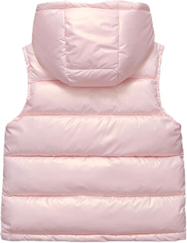 Happy Cherry Boys Girls Down Vest Lightweight Winter Sleeveless Puffer Jacket Water Resistant Wash Free Outerwear Gilet in Saudi Arabia