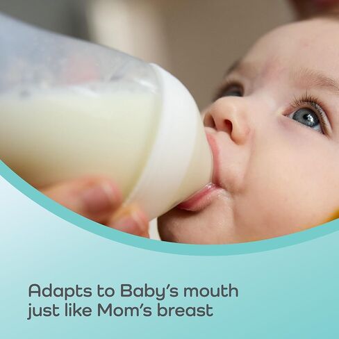 Nuk مثالية تطابق بطيء تدفق الثدي ، زجاجة مضادة للدورة ، 5 أوقية ، 4 حزمة ، BPA مجانا in Kuwait