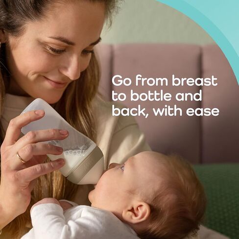 Nuk مثالية تطابق بطيء تدفق الثدي ، زجاجة مضادة للدورة ، 5 أوقية ، 4 حزمة ، BPA مجانا in Kuwait