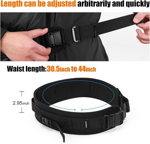 Cwatcun Multi-Function Camera Waist Belt, Outdoor Breathable Adjustable Camera Waist Strap for Photography Accessories in Kuwait