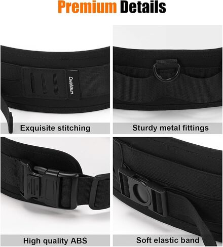 Cwatcun Multi-Function Camera Waist Belt, Outdoor Breathable Adjustable Camera Waist Strap for Photography Accessories in Kuwait