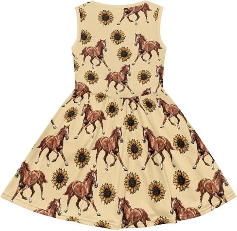 فستان لطيف للفتيات من عمر 2 إلى 14 عامًا ملابس عصرية للصيف كاجوال in Kuwait