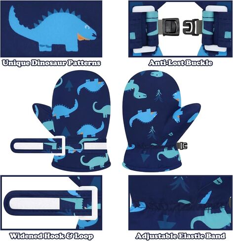 Sarfel Toddler Snow Mittens Toddler Handproof Gloves Baby Winter Mittens اطفان القفازات التزلج على الجليد القفازات الصغيرة in Kuwait