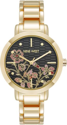 Nine West Women's Floral Dial Bracelet Watch in Saudi Arabia