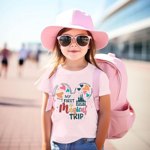 Magical Shirts for Girls Animal Kingdom Shirt Kid Magic Princess T Shirt Castle Graphic Tees Summer Short Sleeve Tops in Saudi Arabia