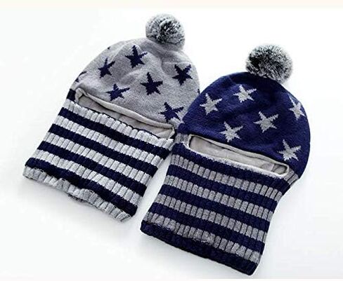 Baby Girls Boys Winter Hat Scarf Earflap Hood Scarves Toddler Kids in Saudi Arabia