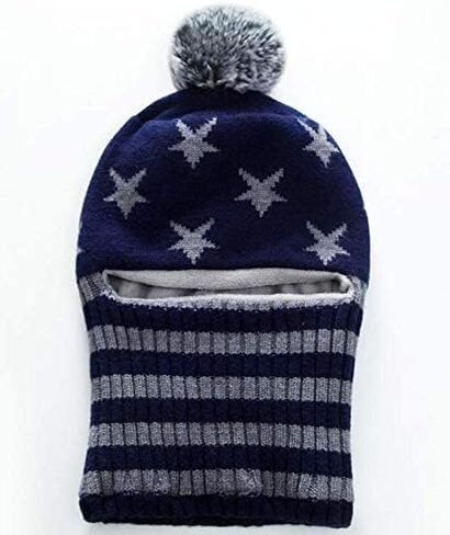 Baby Girls Boys Winter Hat Scarf Earflap Hood Scarves Toddler Kids in Saudi Arabia