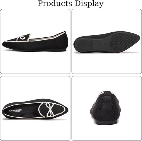 Bejinash Women's Loafer Flats عرضية متماسكة من النسيج خفيفة الوزن أحذية أنيقة قابلة للغسل أنيقة أحذية الدانتيل ذات الدانتيل ذات الدانتيل. in Kuwait