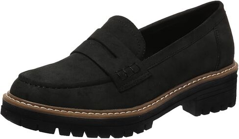 Bandkos Women's Platform Loafers Shoes Slip On-Suede Chunky Dress Loafers for Work, Casual Womens Business Penny Loafers in Kuwait