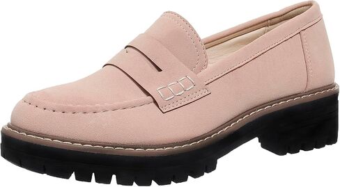 Bandkos Women's Platform Loafers Shoes Slip On-Suede Chunky Dress Loafers for Work, Casual Womens Business Penny Loafers in Kuwait