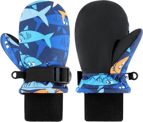 Toddler Snow Gloves Toddler Waterproof Mittens Kids Ski Gloves Kids Mittens Baby Winter Mittens for Boys Girls in Saudi Arabia