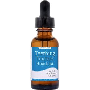 Herb Lore Teething Tincture – Soothing Herbal Drops with Passionflower, Catnip & Chamomile for Babies & Toddlers (1 fl oz)