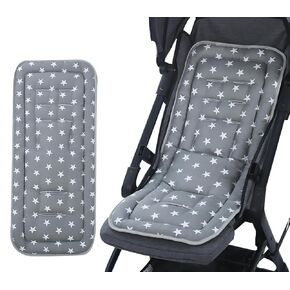 Stroller Seat Liner Universal Baby Pushchair Seat Liner Breathable Cotton Stroller Cushion Pram Insert Pad for Stroller Car Seat Jogger Buggy High Chair