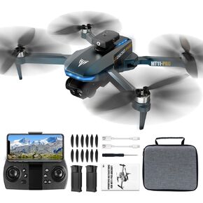 Brushless Motor Drone,90° Adjustable 4K FPV,APP control,40min Flight Time,Indoor Obstacle Avoidance,Optical Flow Positioning,Gesture Photography,360° Flip,Eyond-Range Loss Alert, Toys Gifts for Men Boys