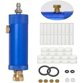 High Pressure Air Pump Oil Water Separator for CPC,30Mpa air pump with Safety Valve, Manual Air Filter, and 8mm Internal and external thread quick connection,4500psi