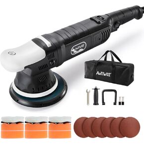 Car Buffer Polisher, 6-Inch Dual Action Polisher for Car Detailing, Random Orbital Car Polisher with 6 Variable Speeds, DA Polishers Kit for Car Detailing/Polishing/Waxing Kit2