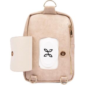 Crossbody Diaper Bag - Instant Baby Wipes Access - Baby Wipes Purse - OLD MINI MAE MODEL