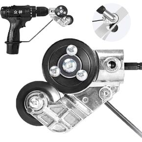 Sheet Metal Nibbler Drill Attachment – High-Precision Cutter for Aluminum, Steel, Iron, Copper – Fits Cordless & Corded Drills