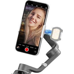 Magnetic Fill Light for DJI Osmo Mobile 6 Accessories,3 Color Modes Compatible with DJI Osmo Mobble 6/5/4/SE Gimbal Stabilizer