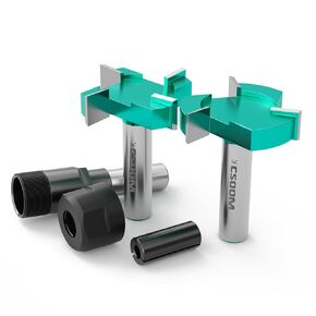 CSOOM 4 Wings & 3 Wings CNC Spoilboard Surfacing Router，Wood milling Tools Woodworking Tools，Suitable for Wood planing, Smoothing, Grooving, Trimming, etc.