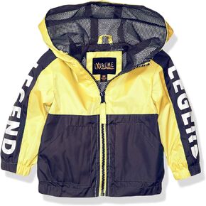 iXtreme Baby Boys Outdoor Color Block Polar Fleece Lined Hooded Anorak