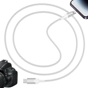 Mini USB to for Lightning OTG Cable, Digital Camera Adapter for Canon D Series, 3.3FT Photos/Videos Transfer Cord for iPhone 14 13 12,480mbps High Speed for Nikon D600, Not for Charging