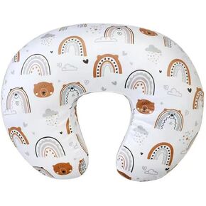 iEvolve Minky Nursing Pillow Cover Breast Feeding Pillow Cover Slipcover U Shape for Baby Boy Girl,Cover Only(Butterfly)