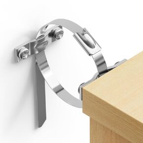 X-Protector Furniture Anchors for Baby Proofing - 10 PCS Pack - Metal Furniture Wall Anchor for Baby Safety - Baby Proof Wall Anchors for Furniture - Furniture Anchor Child Proof - Baby Proofing Kit!