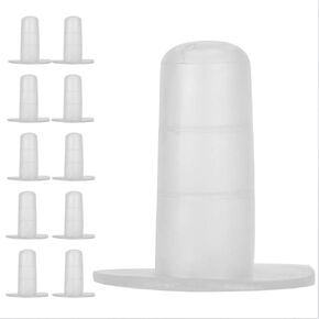 Calf Milk Nipple, 10PCS Silicone Milk Nipple, Calf Feeding Teats for Feeding Newborn Cows(Nipple)