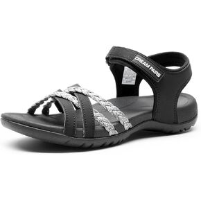 DREAM PAIRS Womens Sandals Light Weight Hiking Sandals for Women Comfortable Athletic Quick-Drying Walking Hiking Water Sandals