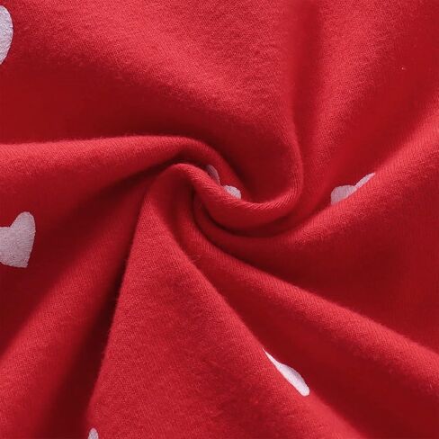 CM C&M WODRO Baby Girl Clothes Valentines Day Toddler Outfit Love Shirt Ruffle Long Sleeve Sweatshirts Top Pants Legging Set in Kuwait