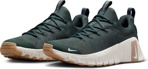 Nike Free Metcon 6 Women's Workout Shoes (FJ7126-300, Vintage Green/Gum Light Brown/Sail) Size 7 in Kuwait