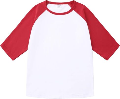 CREATOR Toddler Baby Girls Boys 3/4 Sleeve Shirts Raglan Shirt Baseball Tee Cotton T-Shirt in Saudi Arabia