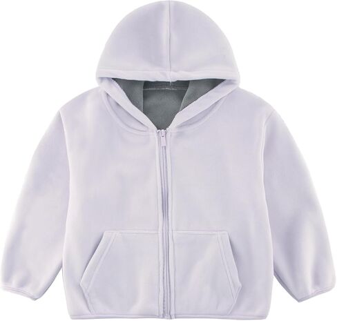 Kids Zip Hoodie for Winter&Autumn, Toddler Fleece Jacket Coat for Kids Age 3Y-14Y in Saudi Arabia