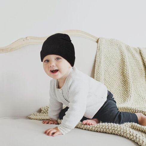 Geyoga 6 Pack Baby Beanie Hats Soft Cozy Knit Beanies for Toddler Boys Girls 6-24 Months in Saudi Arabia