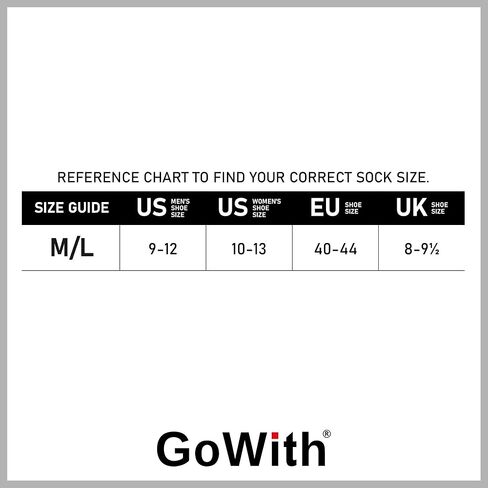 جوارب GoWith الرجالية، رايون مصنوعة من الخيزران الناعم والمريح وخفيف الوزن، جوارب رفيعة قابلة للتنفس، صندوق هدايا in Kuwait