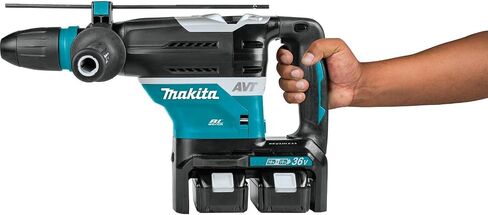 Makita XRH07PTU 18V X2 LXT LITHIUM-ION (36V) بدون فرش من 1-9/16 "AVT Rotary Hammer Advanced ، تقبل SDS-MAX بت ، AWS (5.0AH) in Kuwait