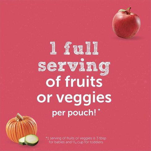 Beech-Nut Baby Food Pouches Variety Pack, NEW Farmer's Favorites Fruit & Veggie Purees Variety Pack, 3.5 oz (18 Pack) in Kuwait