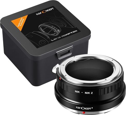 K&F Concept FTZ Lens Mount Adapter متوافق مع عدسة Nikon F/AF AI-S إلى Nikon Z Series Z6 Z7 Camera in Saudi Arabia