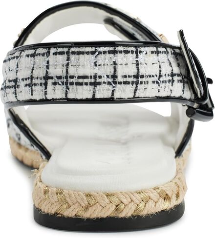 KARL LAGERFELD Women's Cushioned Insole Everyday Charlay-Ankle Strappy Sandal Flat in Saudi Arabia