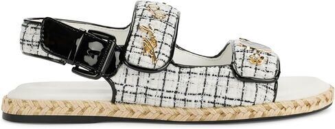 KARL LAGERFELD Women's Cushioned Insole Everyday Charlay-Ankle Strappy Sandal Flat in Saudi Arabia