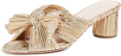 Loeffler Randall Women's Emilia Pleated Bow Sandals in Saudi Arabia