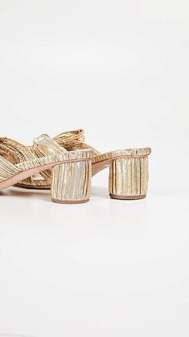 Loeffler Randall Women's Emilia Pleated Bow Sandals in Saudi Arabia