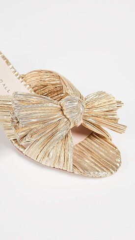 Loeffler Randall Women's Emilia Pleated Bow Sandals in Saudi Arabia