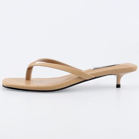 STUNAHOME Womens Kitten Heel Thong Sandals with Memory Foam Cute Flip Flop Heels for Women 1.4 Inches in Saudi Arabia