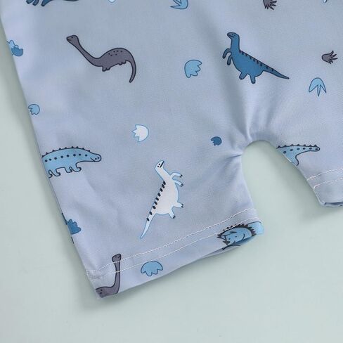 Baby Boy Girl Swimsuit One Piece Short Sleeve Rash Guard Zipper Swimwear Toddler Bathing Suit Infant Beach Outfits in Saudi Arabia