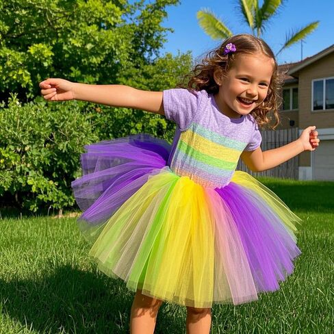 Zando Tutu for Girls Tutu Skirt Tutu for Toddler Girls Toddler Tutu Skirt بالإضافة إلى Size Tutu Tulle Skirt for Girls Baby Tutu in Kuwait