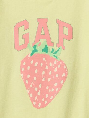 GAP Baby Girls' Short Sleeve Graphic Tee in Saudi Arabia