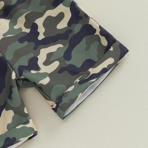 Toddler Baby Boy Summer Clothes Tops Camouflage Shorts 2Pcs Outfits | 12-18 Months,18-24 Months,2T 3T 4T 5T 6T,Kids,Letter Print,Short Sleeve,Boys Clothing in Saudi Arabia